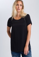 Blusenshirt mit Rundhalsausschnitt