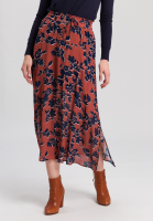 Maxi-Rock mit Blumenprint