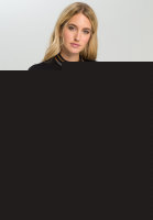 Bluse mit Kontrastbändern