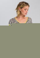T-Shirt im Leoparden-Dessin