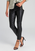 Kunstlederhose im Bikerstil