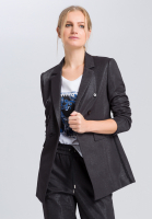 Blazer aus Metallic-Jersey