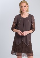 Kleid mit Lochspitze