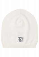 Strickmütze mit Logobadge