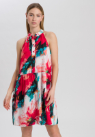 Kleid im Aquarell-Blumen-Print