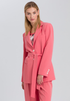 Blazer mit Bindegürtel aus Easy-Care-Material