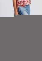 Blue Denim mit gefärbtem Seitenstreifen und Destroys