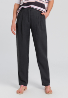 Leinenhose mit Bundfalten