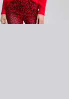 Jeans mit Leopardendruck