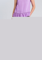 Karohose mit seitlichen Beinschlitzen