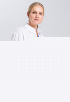 Bluse mit Kontrastbändern