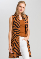 Longbluse mit Tigermuster