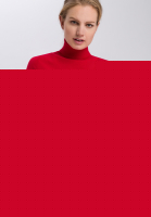 Pullover im Basic-Look mit Rollkragen
