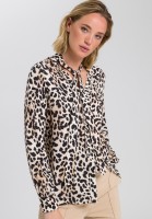 Bluse im Leoparden-Print