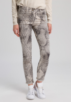 Five-Pocket-Hose im Schlangenprint