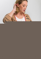 Strickjacke mit Tiger-Muster