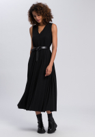 Maxikleid aus knitterfreiem Material