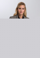 Blazer aus Glencheck-Jersey mit Brosche