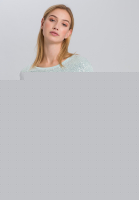 T-Shirt aus Paillettenjersey