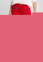 Zipperhose aus elastischem Jersey