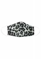Mund-Nasen-Maske im dunklen Leoparden-Design
