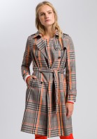 Kurzmantel im Glencheck-Look