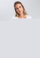 Leinenjacke mit offenen Kanten
