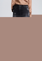 Jeansrock mit Ziernaht