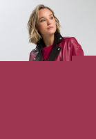 Bikerjacke mit Kontrastdetails