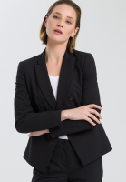 Blazer mit klassischem Reverskragen mit Schurwolle