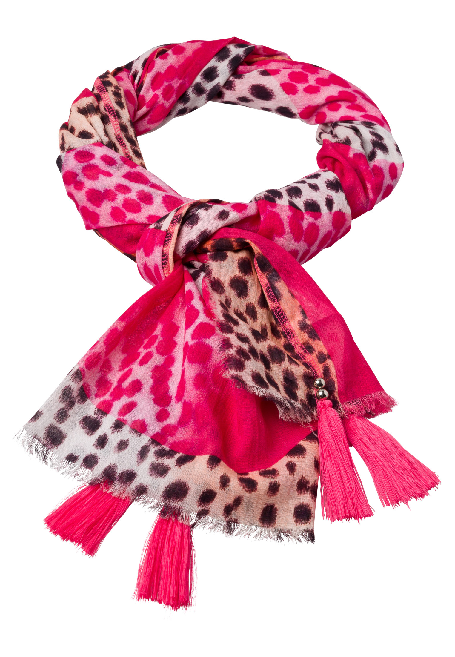 Rectangular scarf in leopard print style Accessories Fashion